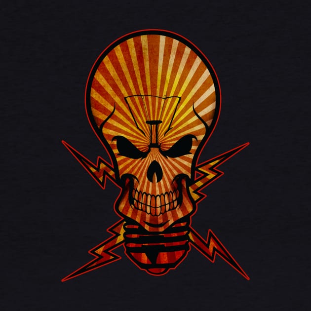 Skull Bulb Red Dawn by LST